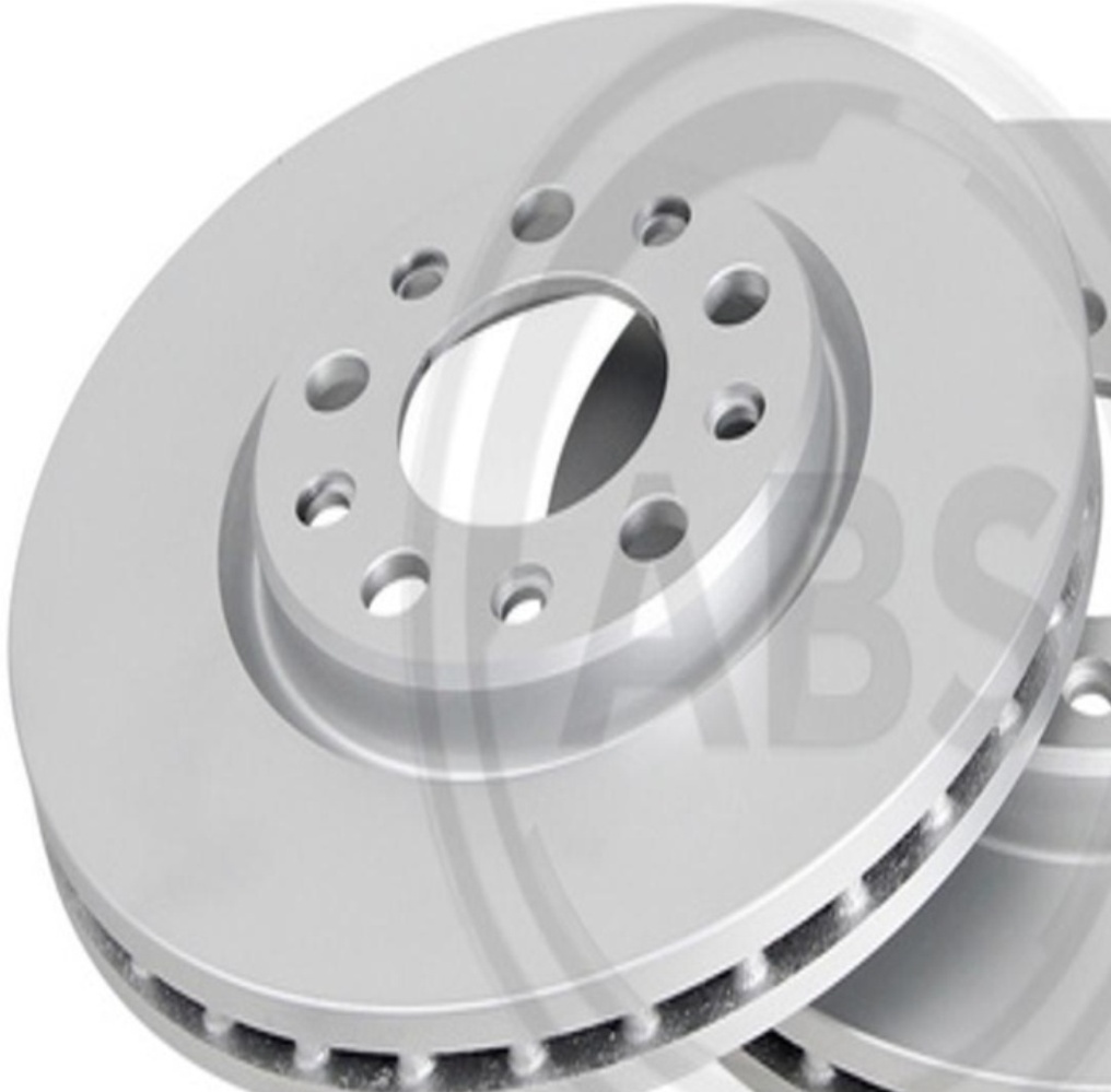 2x Original A.B.S. Brake Disc 18022 for Alfa Romeo Fiat Jeep