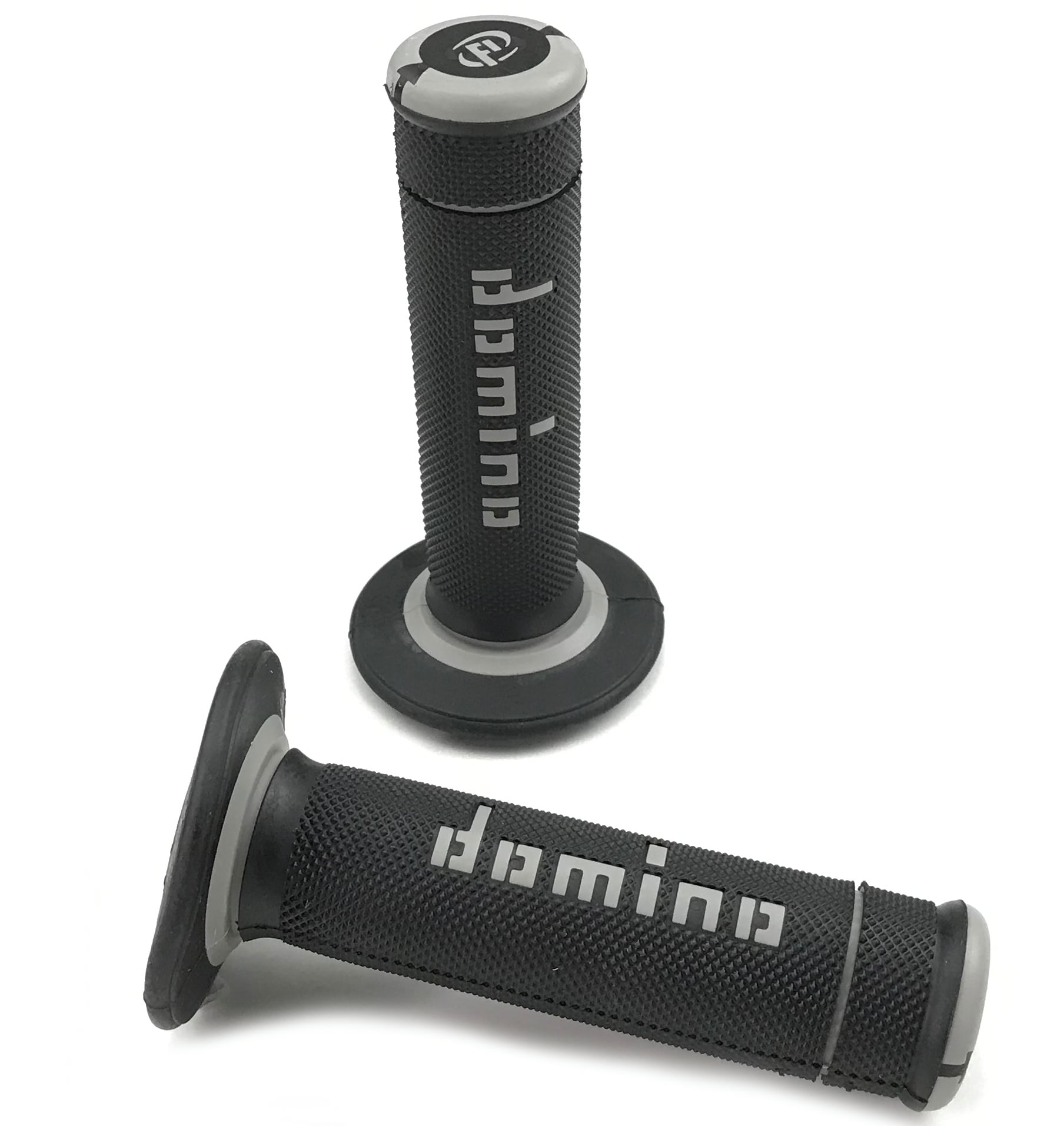 Domino Off Road X-Treme Black-Grey Closed Grips D 22 Mm L 118 Mm For Motorcycle
