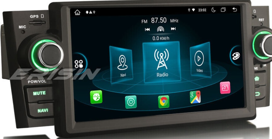 8-Core Android 13 Car Stereo Sat Nav for Fiat Punto Linea DAB+CarPlay Wifi 64GB