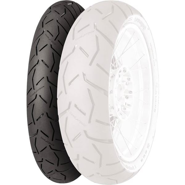 1 x 100/90 19 57H TL Front, Continental ContiTrailAttack 3 Motorcycle Tyre - New