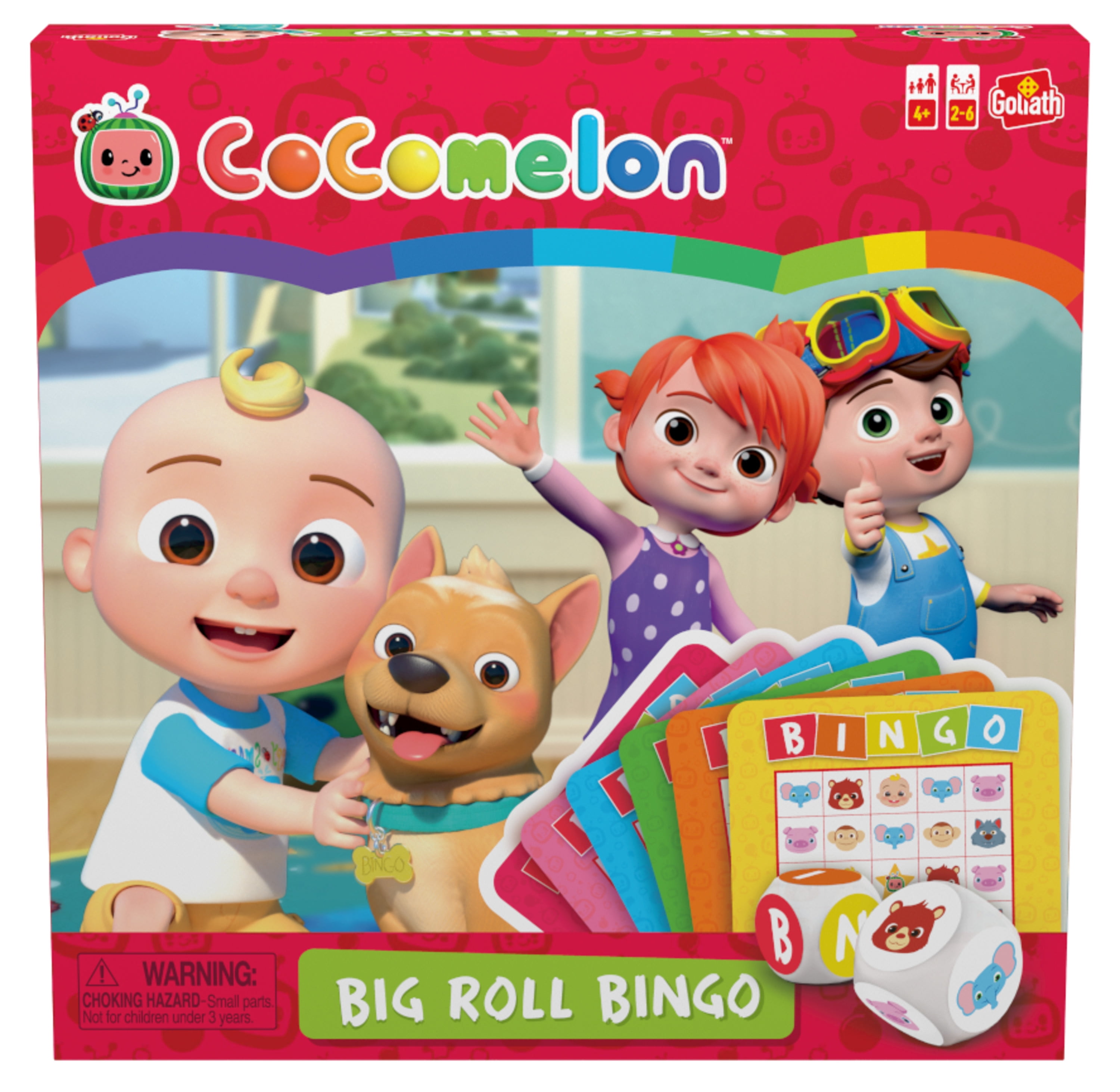 COCOMELON BIG ROLL BINGO FAMILY FUN GAME BY GOLIATH BRAND NEW IN BOX