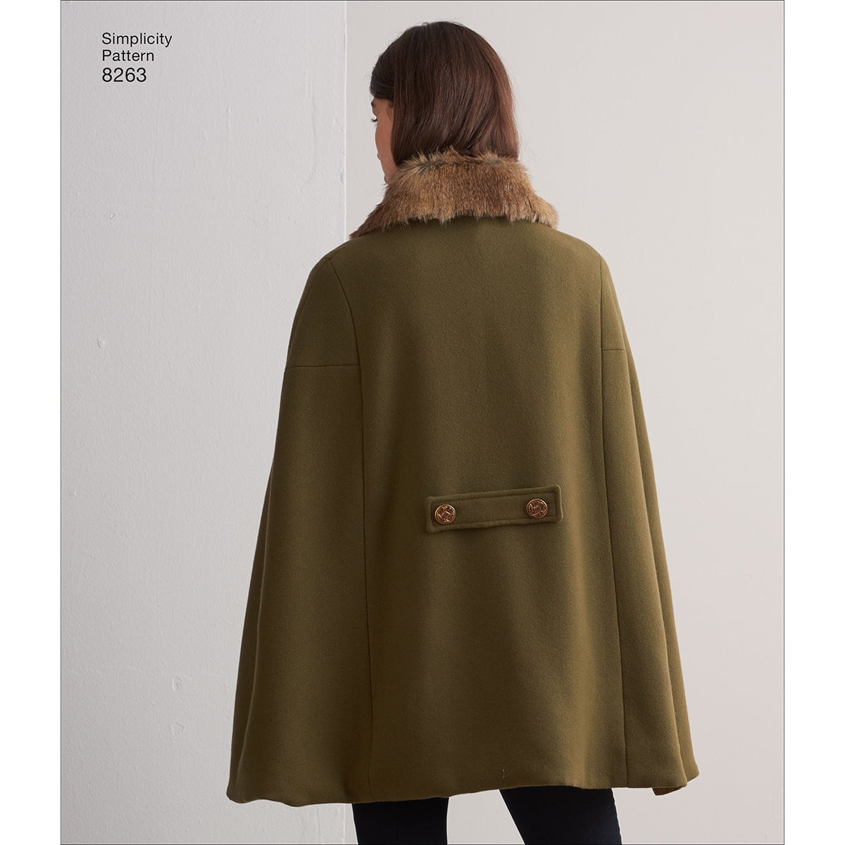 SIMPLICITY 8263 CAPES & CAPELETS MISSES Sewing Pattern Sizes XS - XL (6-24)