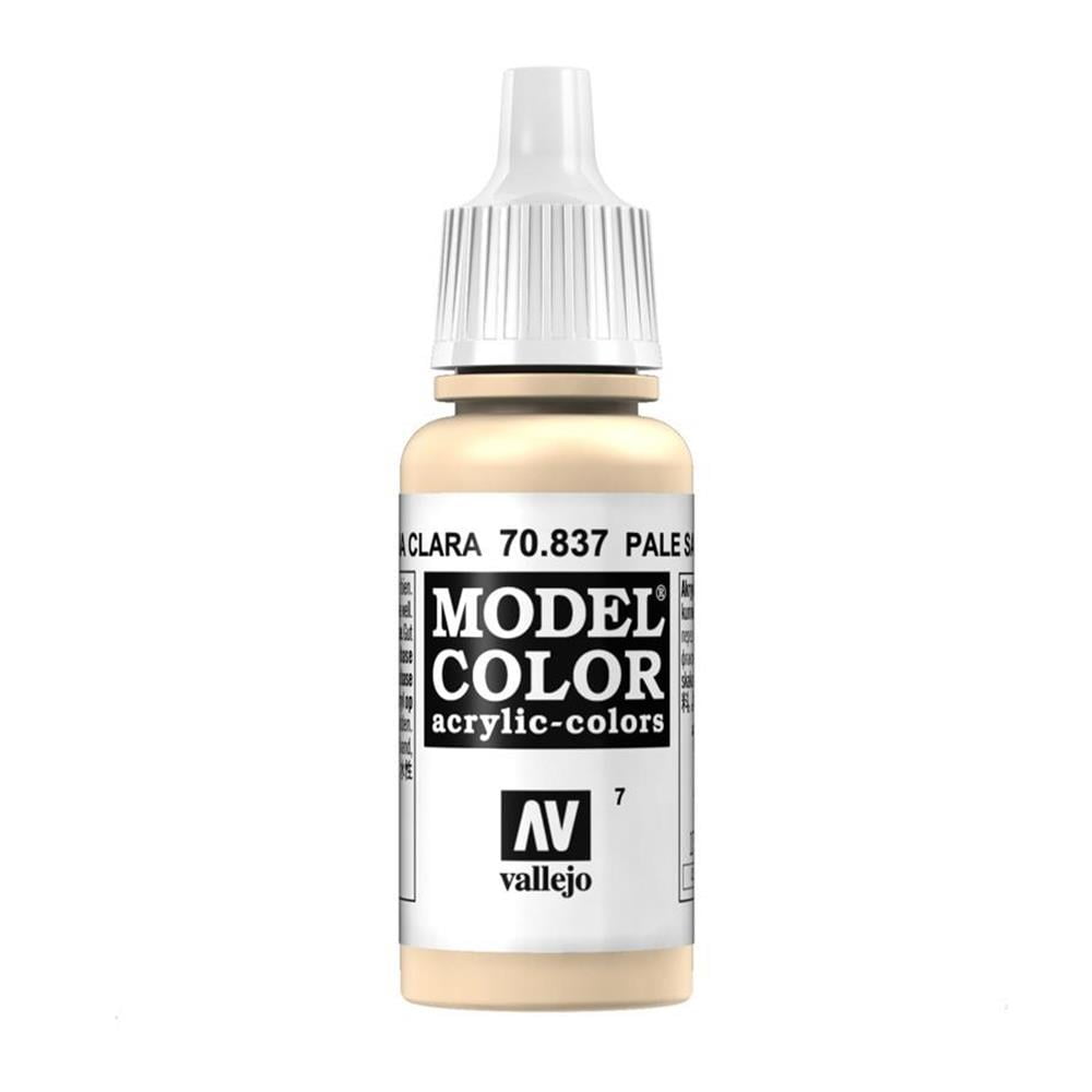 Vallejo 837 Model Colour Pale Sand 18ml Paint Dropper Bottle - Image 4