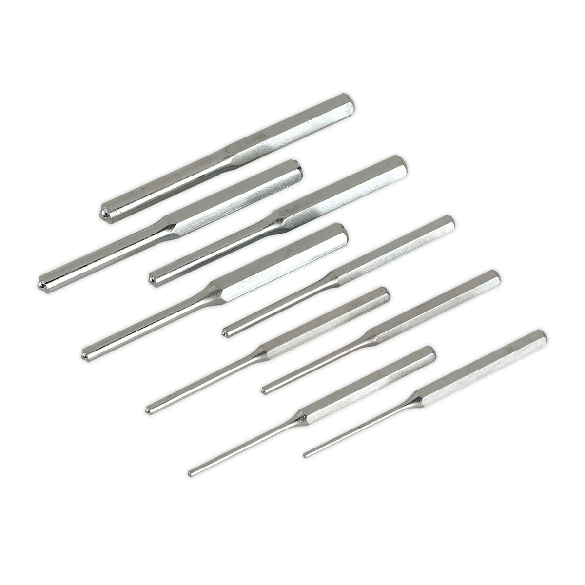 Sealey AK9109 Premier Imperial Roll Pin Punch Set 1/8-1/2"" 9pc