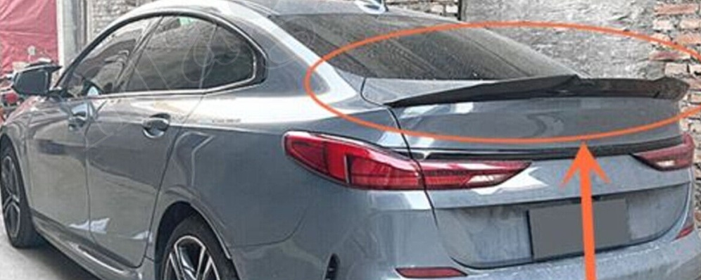 For BMW 2 Series F44 Gran Coupe Carbon Look High Kick PSM Ducktail Spoiler 2019+