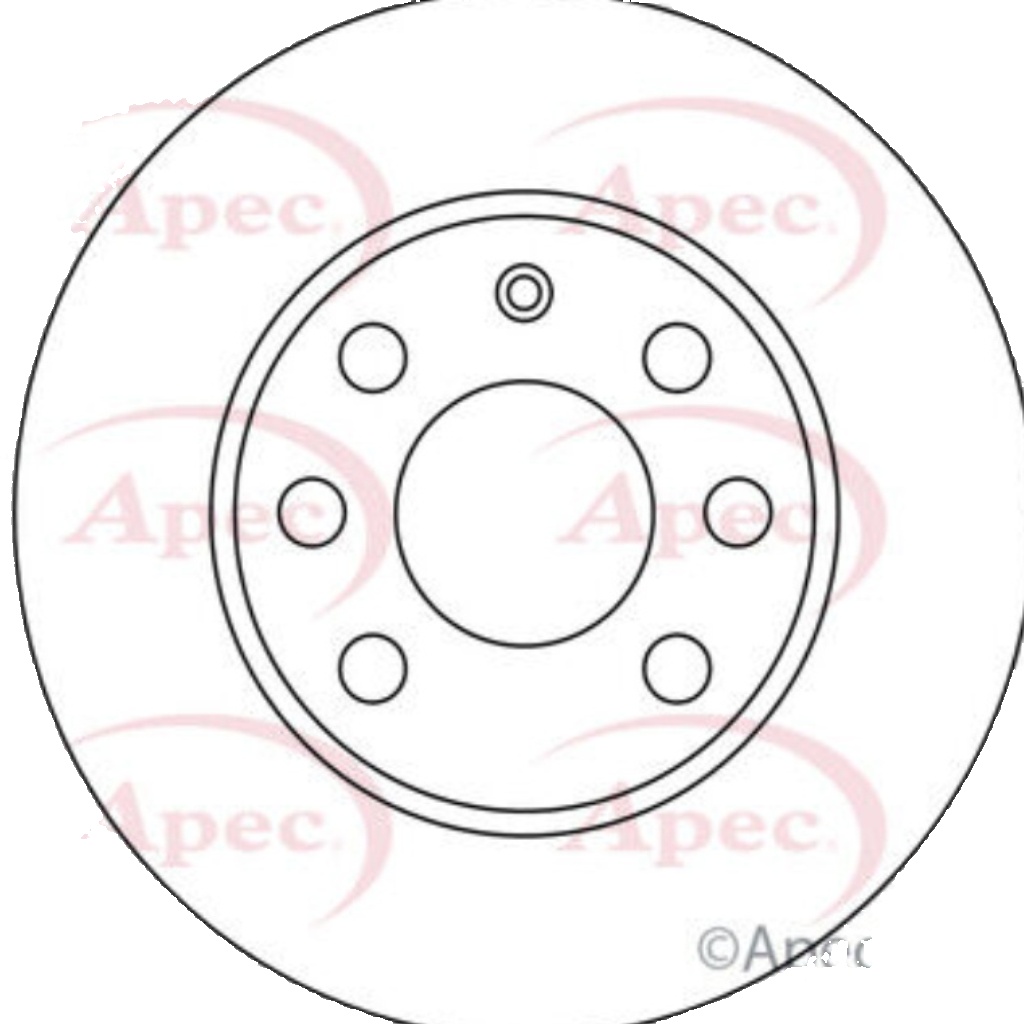 Apec Brake Disc Front Single 569020 9195981 5028906079567 DSK2056