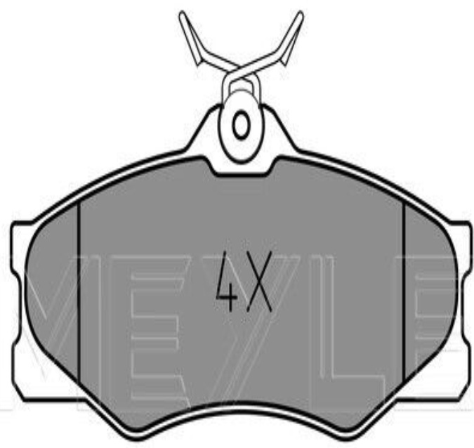 Front MEYLE GERMANY 025 209 7919 Brake Pad Set, disc brake for VW