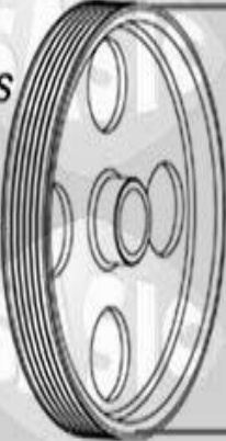 SASIC 2156078 Belt Pulley, crankshaft for BMW