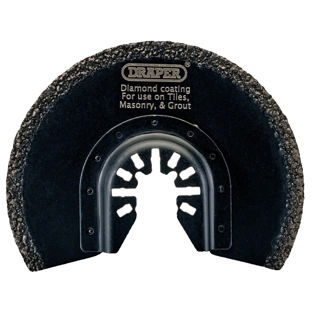 Draper 70469 Oscillating Multi-Tool Diamond Coated Cutting Blade 88mm
