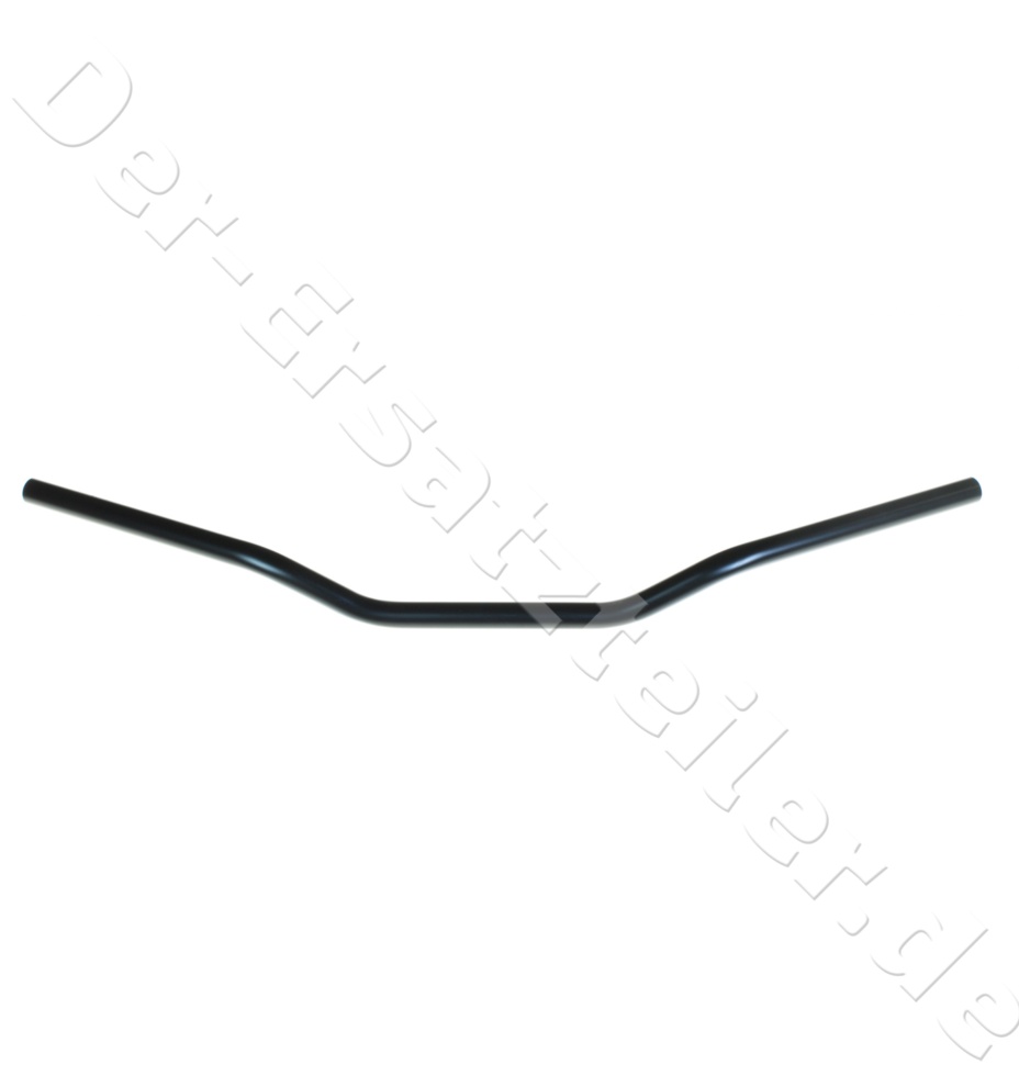 Handlebar TRW Steel 22 MM Classic Low Black for Moto Spare Parts Accessories