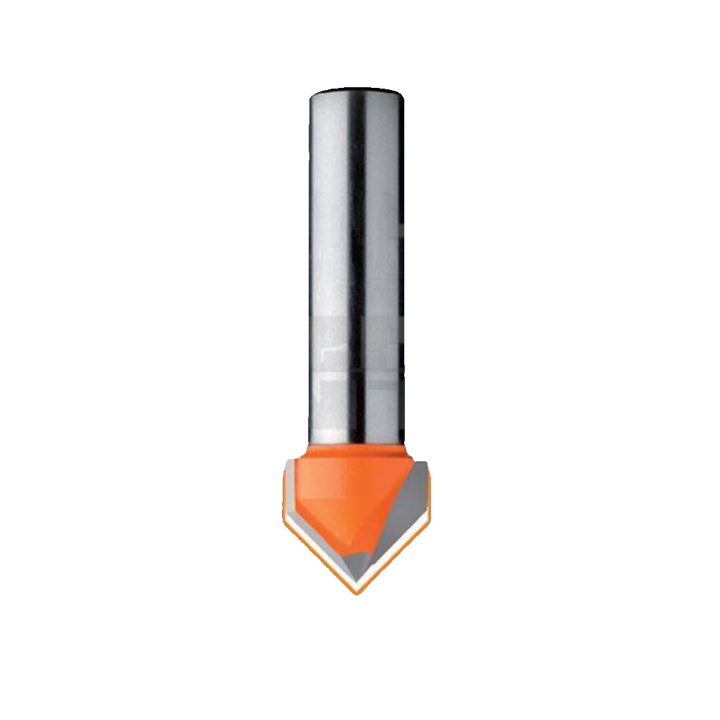 CMT 815.127.11B Grooving Bit, 90 Degree, 1/2"" Diam 1/4"" Shank, With Ball Bearing
