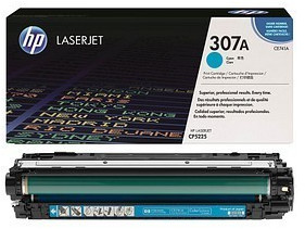 HP 307A Cyan Original LaserJet Toner Cartridge - CE741A