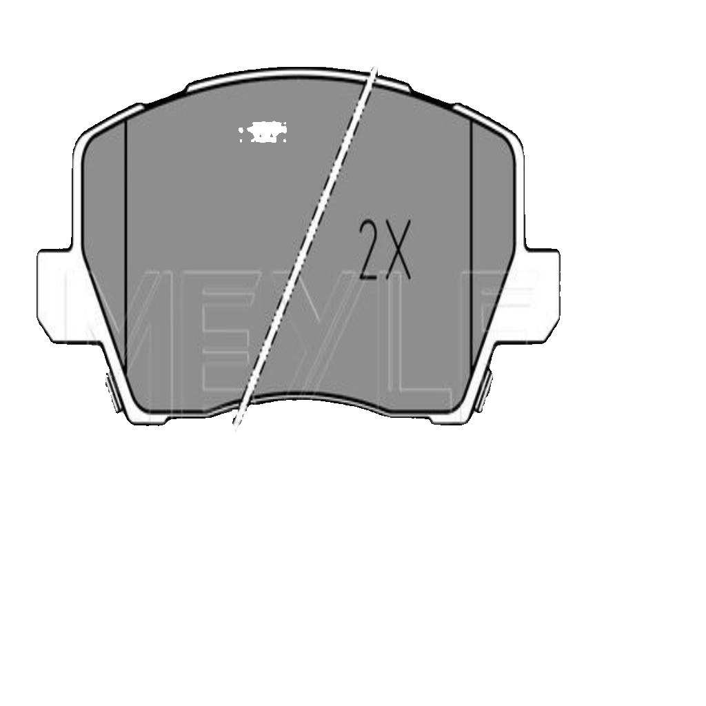 Front MEYLE GERMANY 025 229 0417 Brake Pad Set, disc brake for KIA