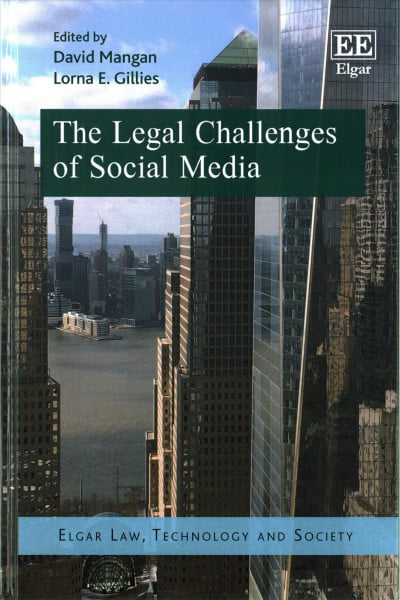 The Legal Challenges of Social Media Mangan Gillies Hardback Edward Elgar
