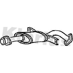 Klarius box with centre pipe fits Mitsubishi shogun 2.5 91-96 CL117K