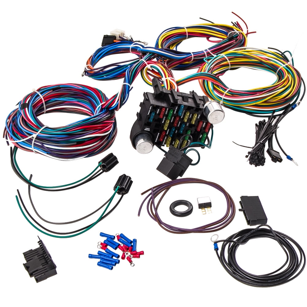 21 Circuit Wiring Harness Street Rod Rod Universal Wire Kit for CHEVY Kit new