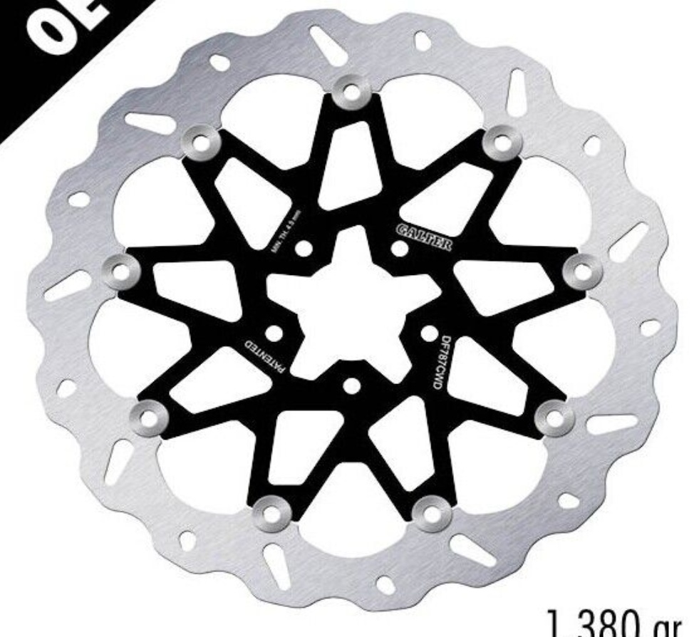 Galfer Front Right Brake Disc WAVE FLOAT Full 320x5m HUSQVARNA701 VITPILEN 18>19