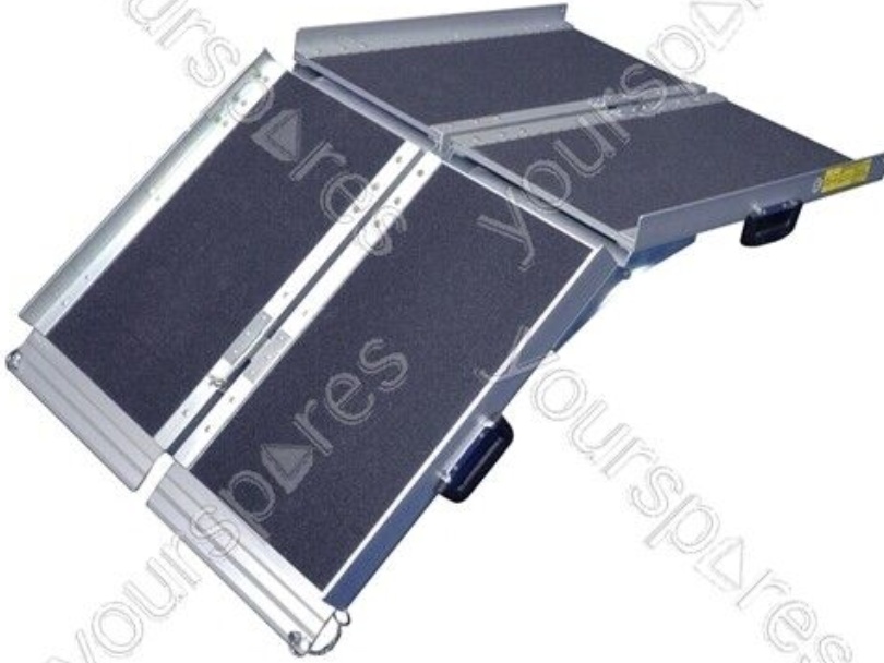 6ft Folding Lightweight Wheelchair Mobility Scooter Suitcase Access Ramp