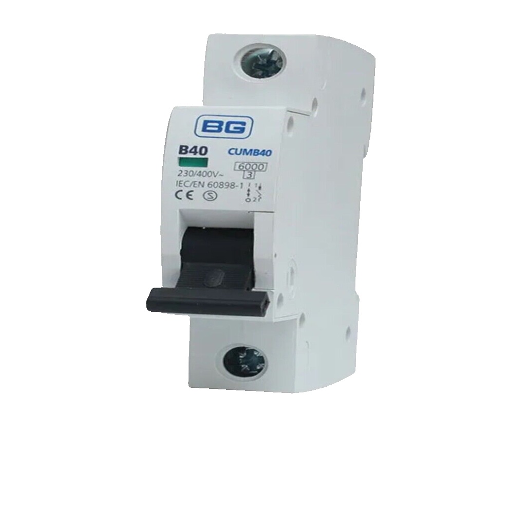 BG CUMB40 - British General 40A 40 Amp SP MCB Circuit Breaker Fuse
