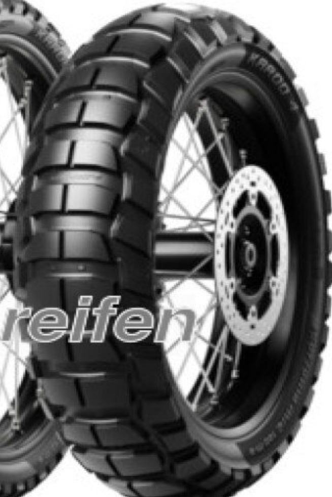 TYRE PAIR METZELER 110/80-19 59T + 170/60-17 72T KAROO 4 M+S