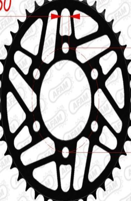 Kawasaki ZX10R / RR(520 Race) 2021-22 AFAM L'weight Steel Rear Sprocket STND 41T