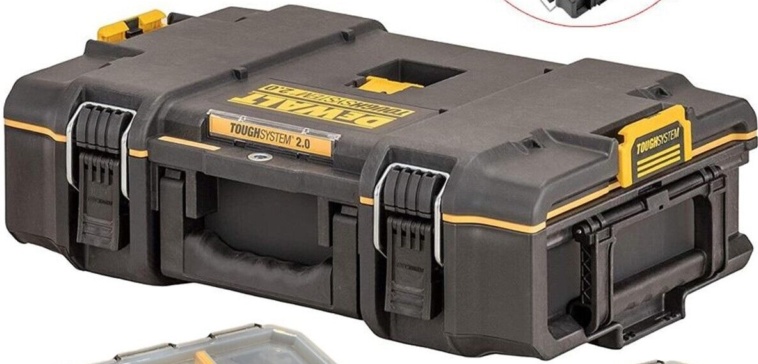 DEWALT DS165 DWST83293-1 (ToughSystem 2.0, Small Tool Box for General use, IP65-dust-proof and Splash-Proof, max. Load Capacity: 50 kg - Image 3