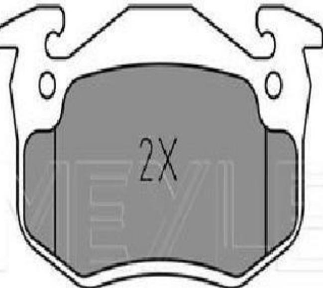 Original MEYLE Brake Pad Set Disc Brake 025 209 7311/PD for Citroën