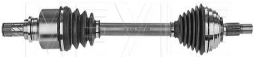 16-14 498 0057 MEYLE Drive Shaft for RENAULT