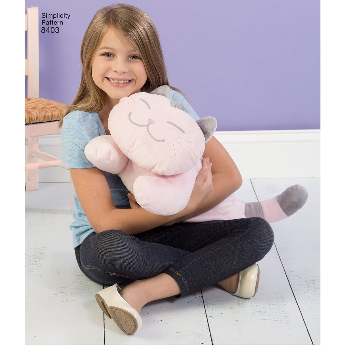 SIMPLICITY 8403 STUFFED KITTIES Sewing Pattern 3 Styles 16"" - 22"" Skill: AVERAGE