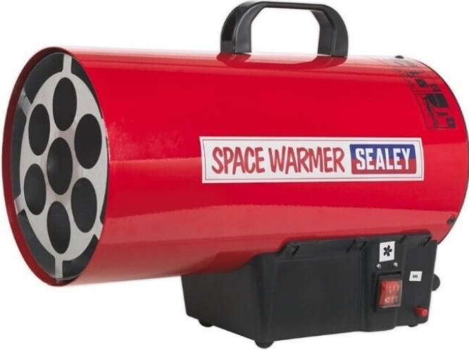 Sealey LP55 Space Warmer Propane Heater 54,500 Btu/hr Heating Garage Workshop