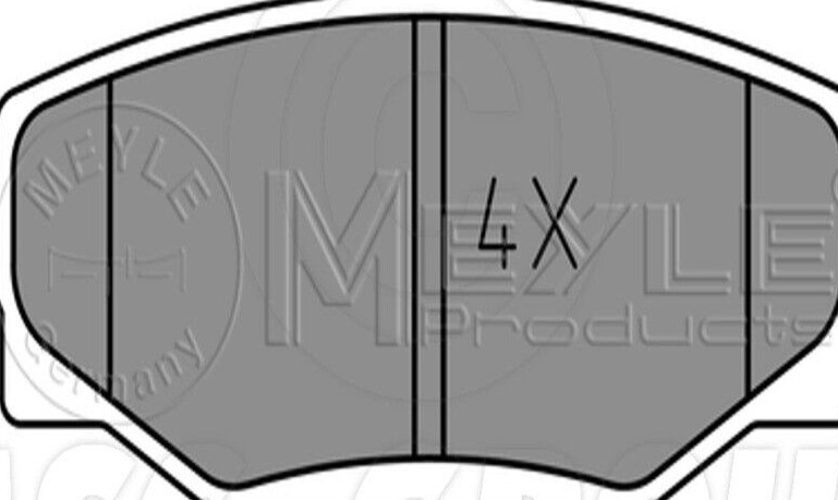 Rear MEYLE GERMANY 025 213 8513 Brake Pad Set, disc brake for VOLVO