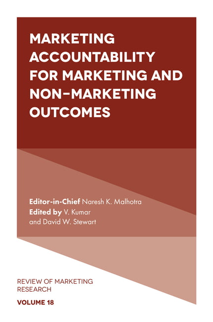 Marketing Accountability for Marketing and Non-Marketing Outc... - 9781838675646