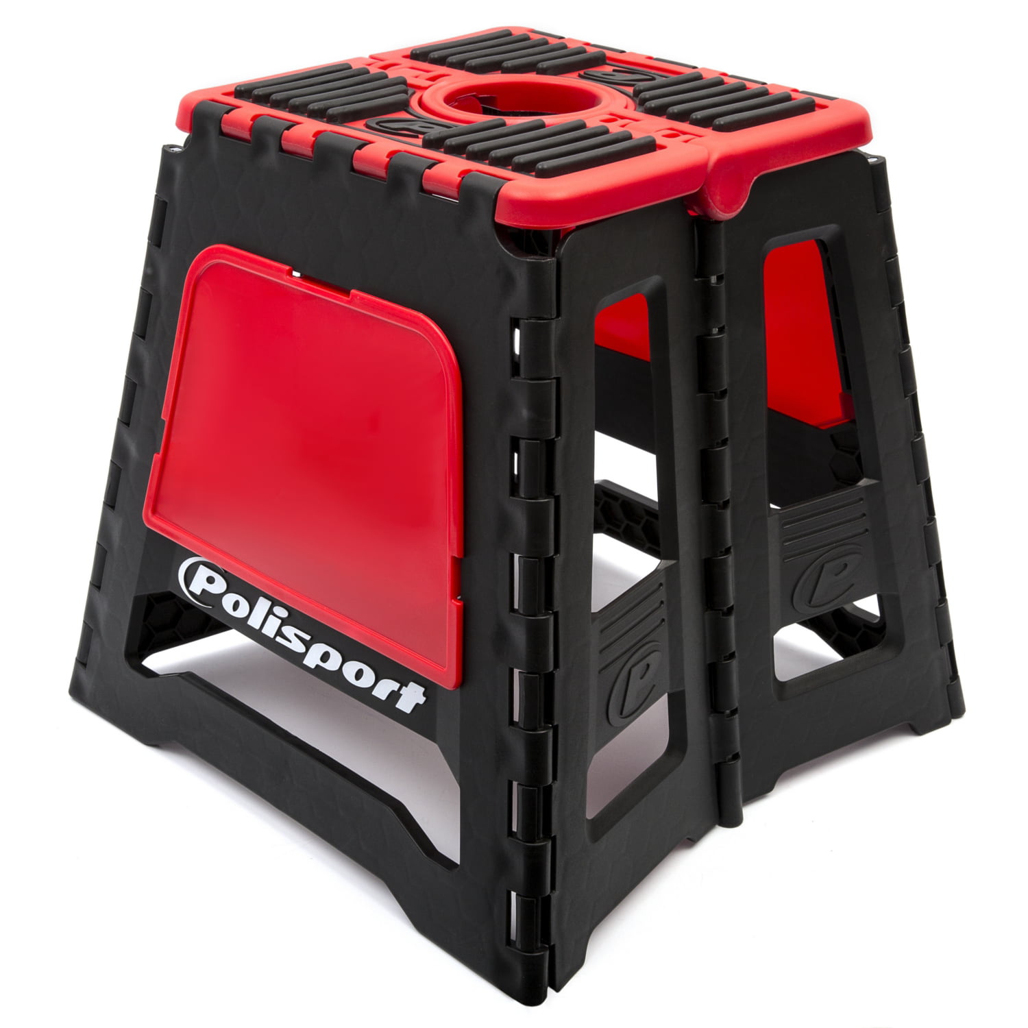 Red Polisport Folding Plastic Stand 8981500004 For Motorcycle Parts