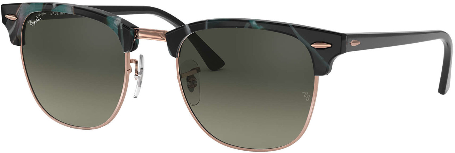 Ray-Ban Unisex Yellow Sunglasses,, Classic Clubmaster Sunglasses Medium
