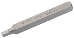 Draper 33333 5mm x 75mm Hexagonal 10mm Insert Bit for Mechanics Bit Sets