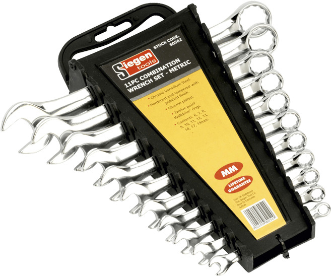 Combination Spanner Set 11pc Metric