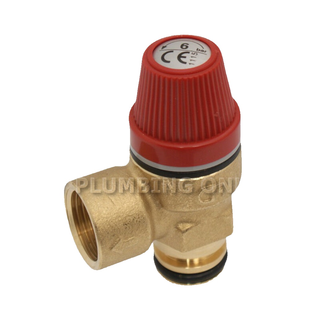 Altecnic Caleffi Pressure Relief Valve 1/2"" 6 Bar 312007