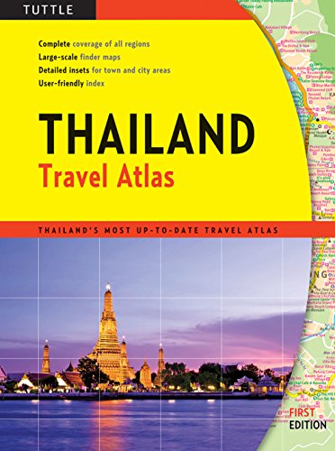 Thailand Travel Atlas by Periplus Editors (Paperback Book)
