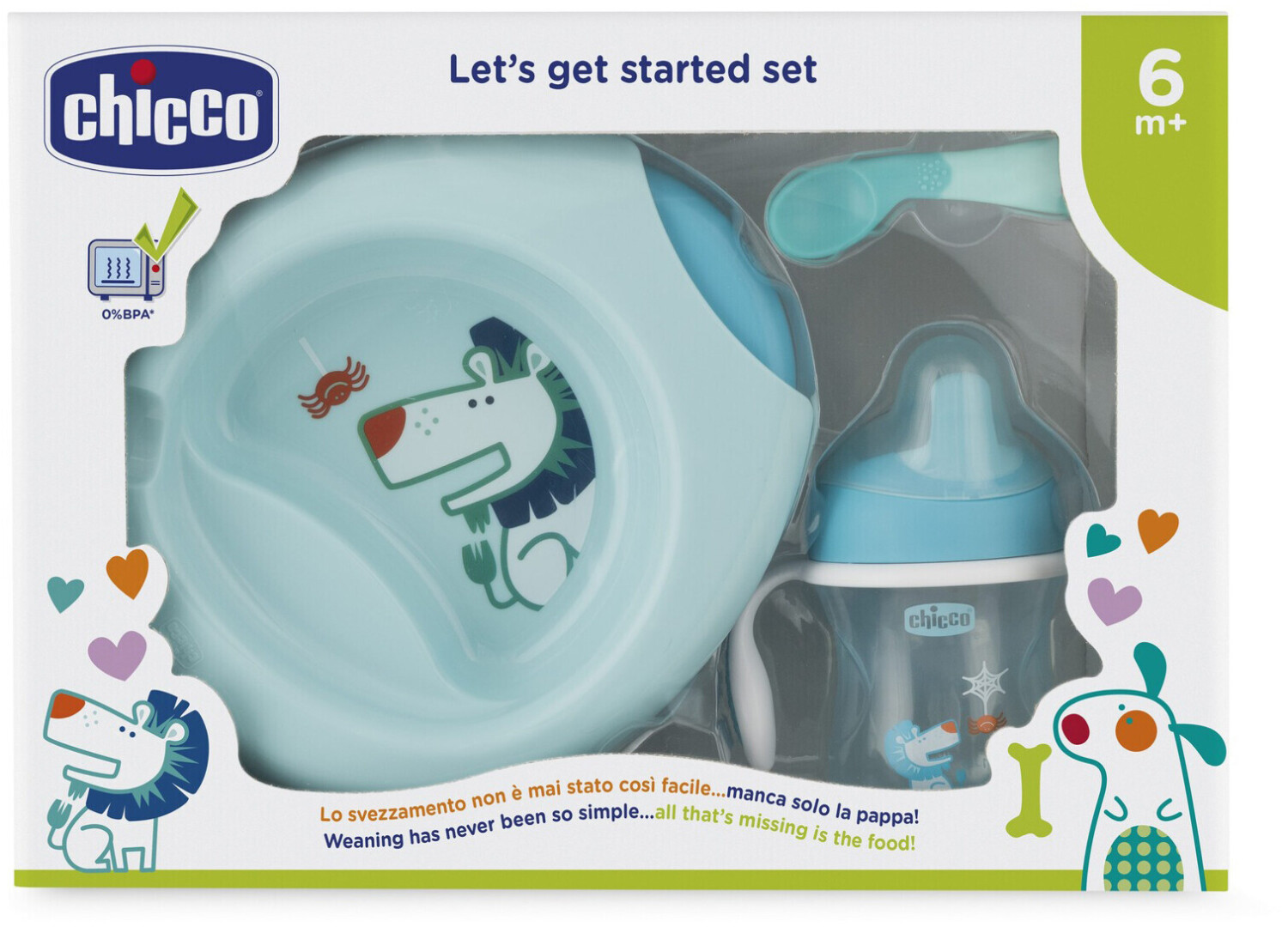 Chicco Azzurro Set Pappa 6 Mesi+