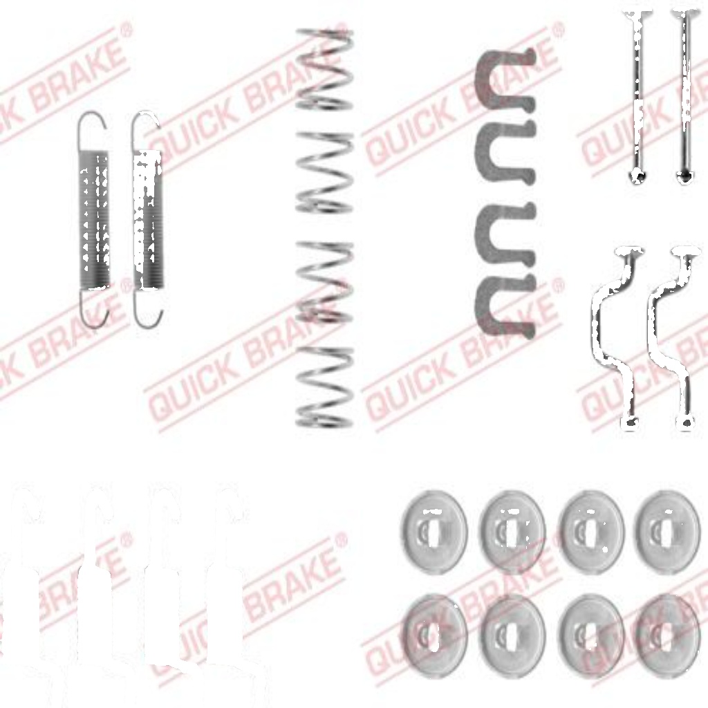 QUICK BRAKE 105-0810 Accessory Kit, parking brake shoes for LEXUS,TOYOTA