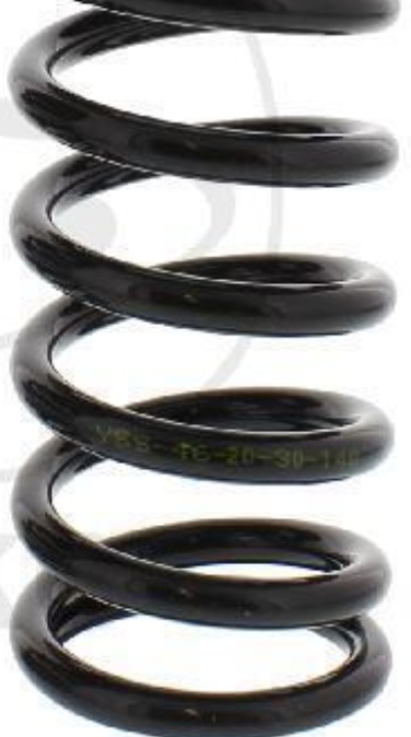 Free Shipping YSS Black Progressive Rear Shock Spring 46-20-30-140