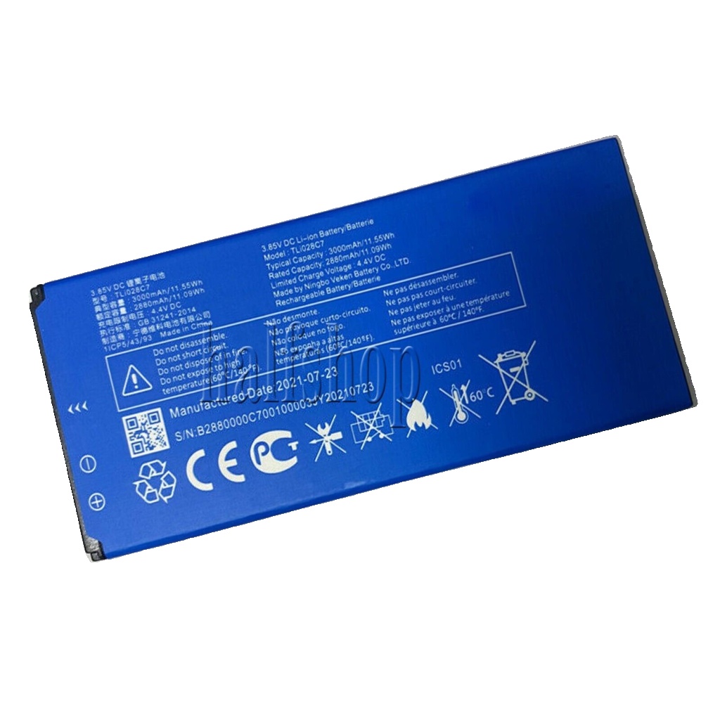 Alcatel Battery TLi028C7 for Alcatel 1B 2020 3.85V 3000mAh Good Quality