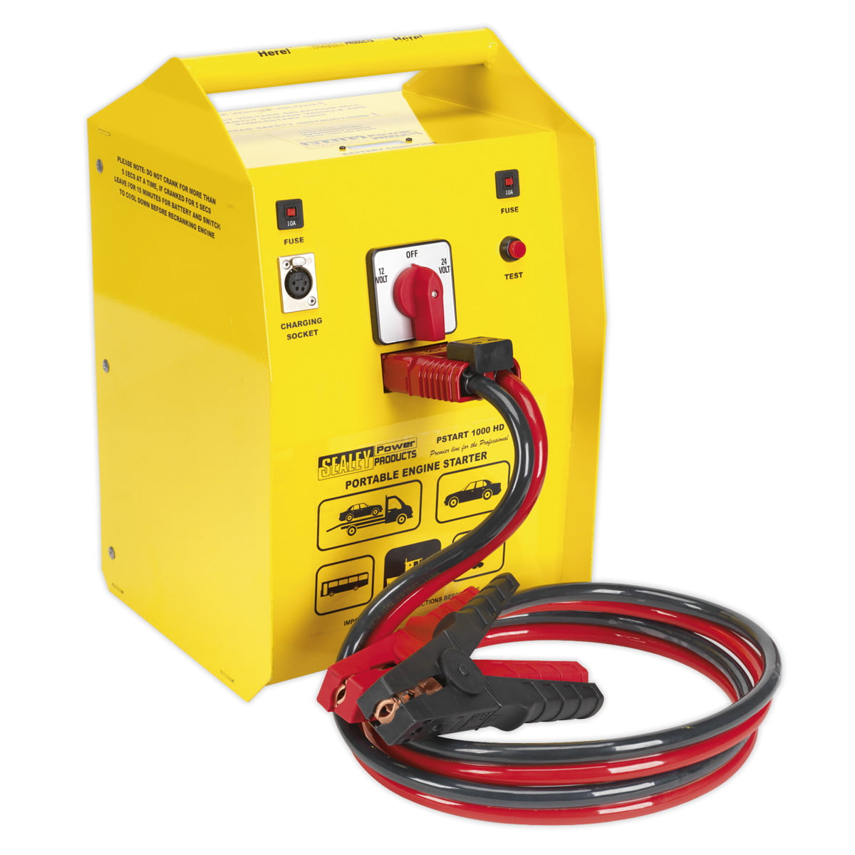 Sealey PSTART1000HD 12/24V Emergency Heavy-Duty Jump Starter 1000hp Start