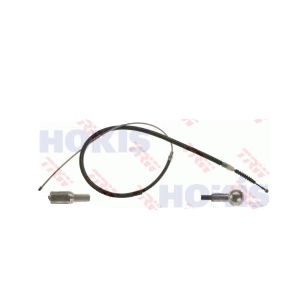 Left Rear TRW-OE GCH499 Cable Pull, parking brake for VW