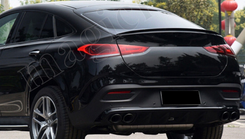 FOR MERCEDES C167 GLE CLASS COUPE REAR BOOT SPOILER TRUNK LIP GLOSS BLACK 2019+