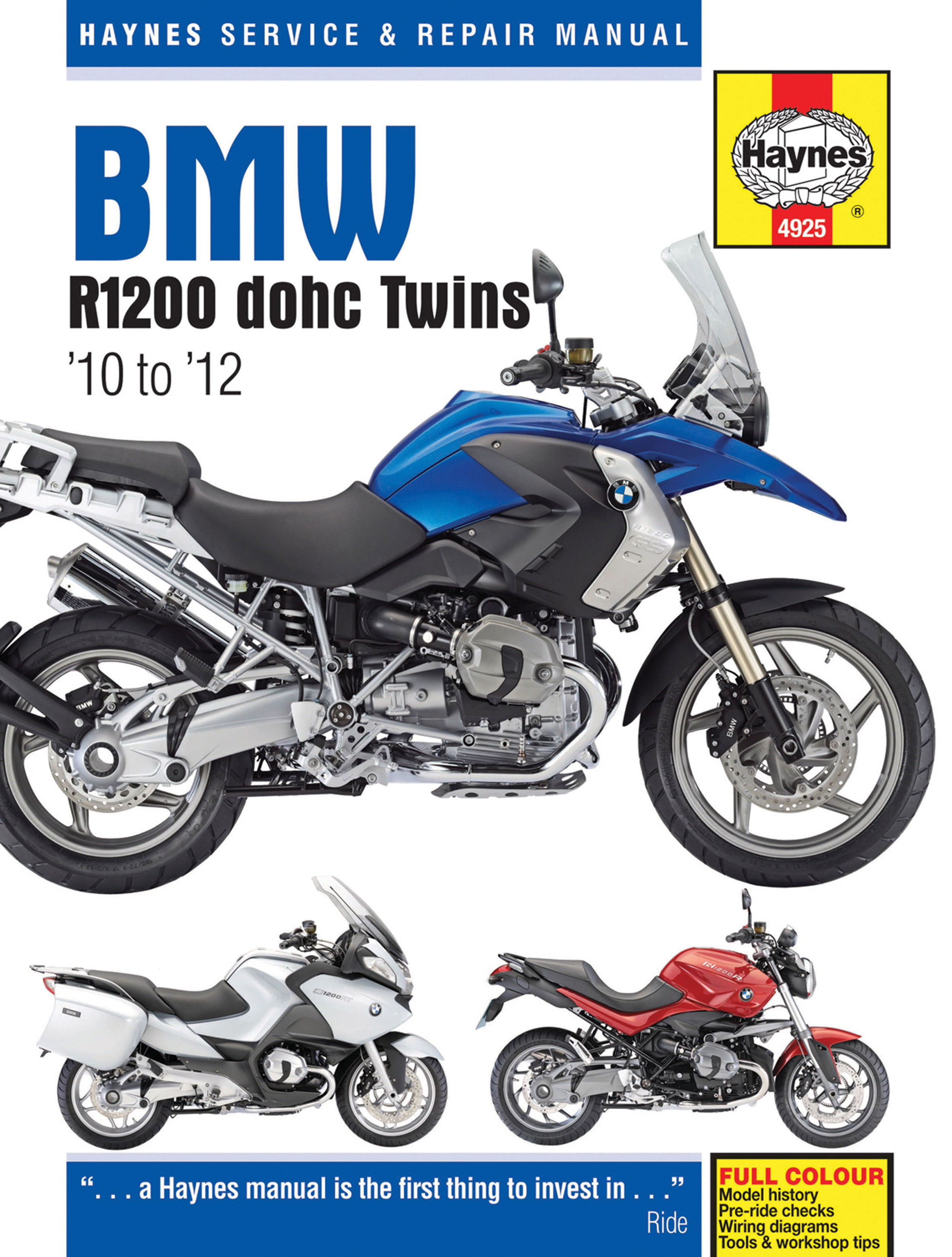 BMW R1200 dohc (10 - 12) Haynes Repair Manual by Haynes Publishing PAPERBACK - Image 5
