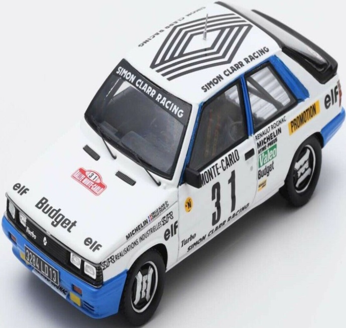 Spark Models RENAULT 11 TURBO 31 RALLY MONTE CARLO 1985 - A. OREILLE - S.  S5566