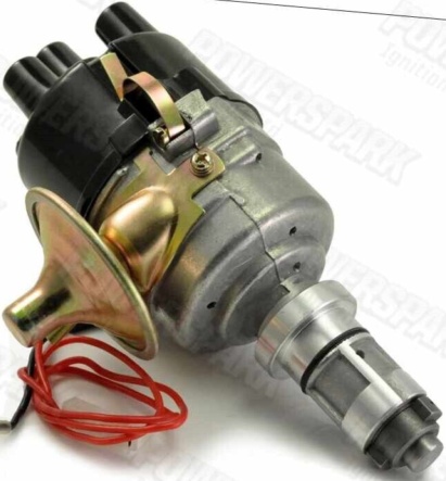 A Plus engine Electronic Distributor Lucas Gold Sports Coil Green 8mm HT Leads