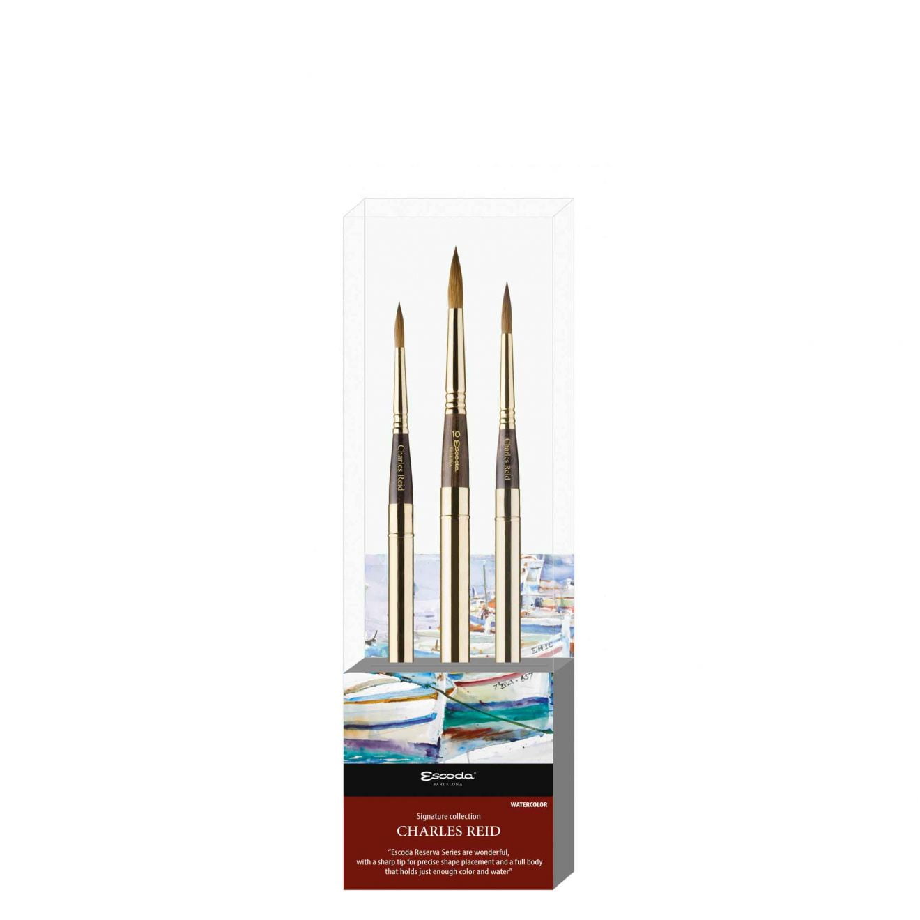 Escoda : Signature Artists Sets : Charles Reid : Kolinsky-Tajmyr : Series 860...