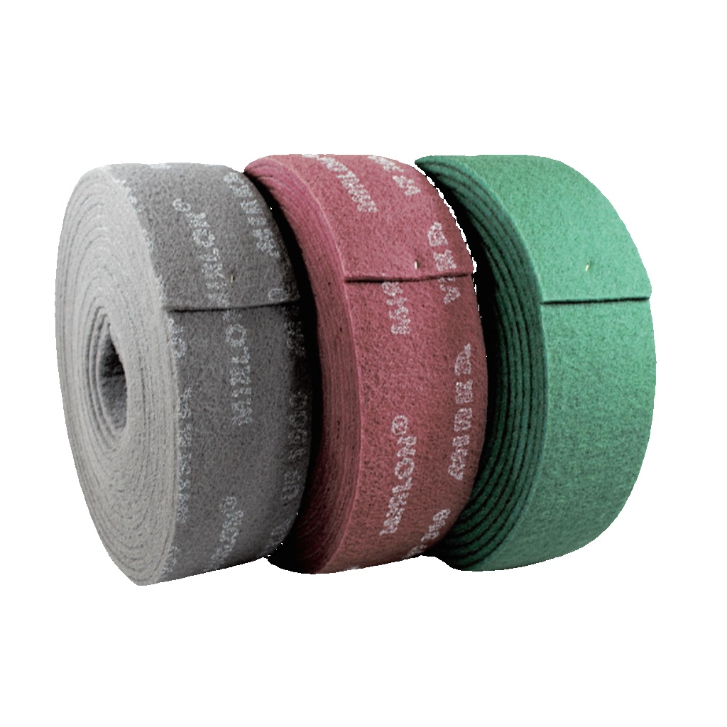 10 X Mirka Mirlon Abrasive Scotch Scuff Finishing Pad Green  GP